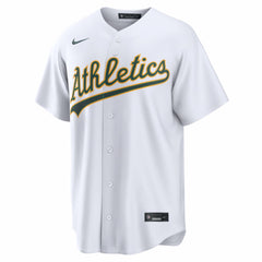 White Athletics Nike Home Replica Custom Jersey