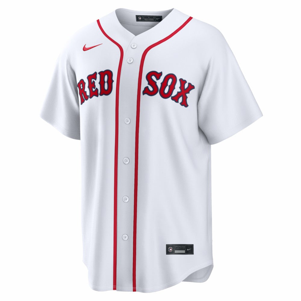 White Boston Red Sox Nike Home Replica Custom Jersey