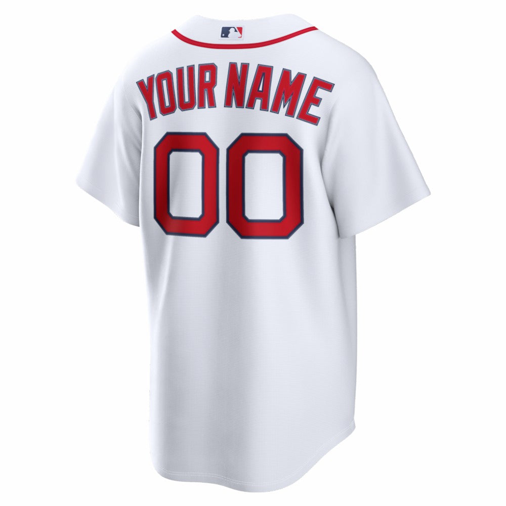White Boston Red Sox Nike Home Replica Custom Jersey
