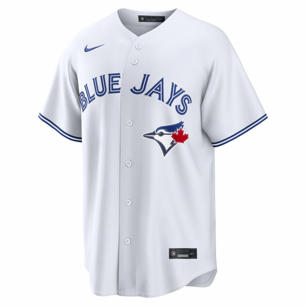 White Toronto Blue Jays Nike Home Replica Custom Jersey