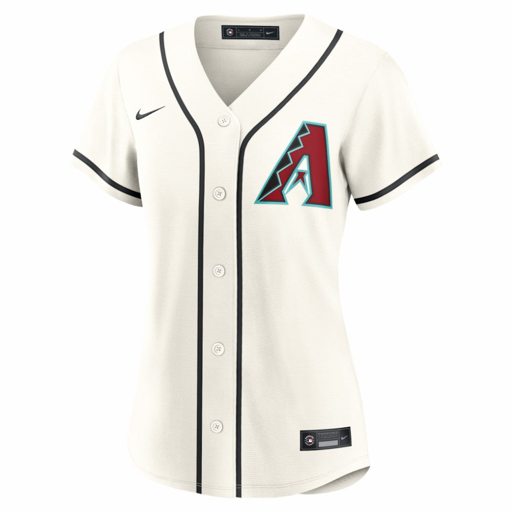 Cream Arizona Diamondbacks Nike Women's Home Replica Custom Jersey