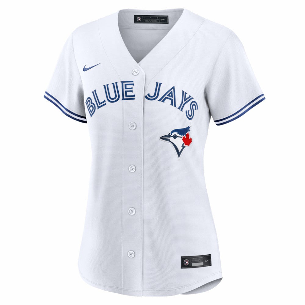 White Toronto Blue Jays Nike Women's Home Replica Custom Jersey