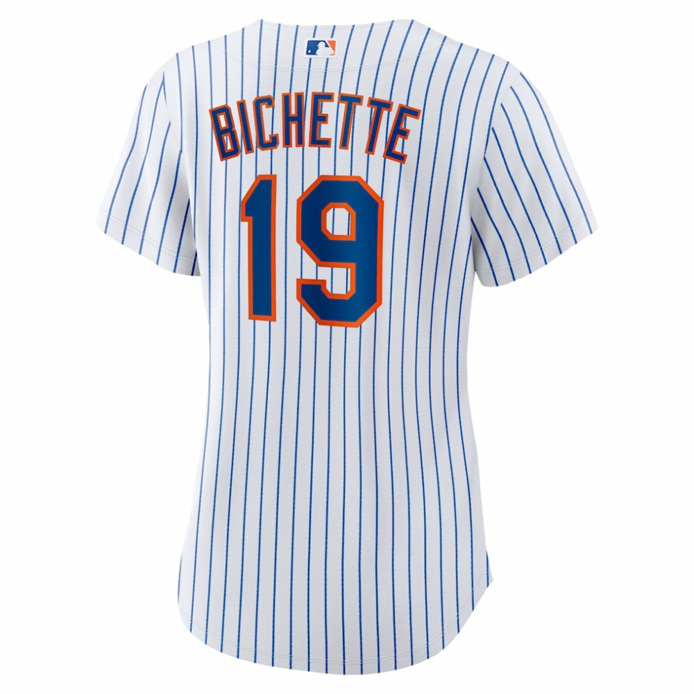 White Bo Bichette New York Mets Nike Women's Home Replica Jersey