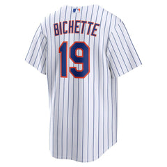White Bo Bichette New York Mets Nike Home Replica Jersey