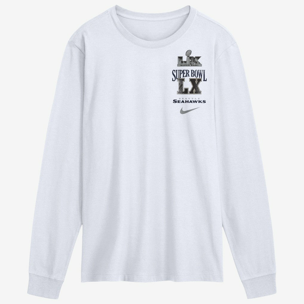 Super Bowl LX Champions Long Ball Long Sleeve T-Shirt - Seattle Seahawks T-shirts