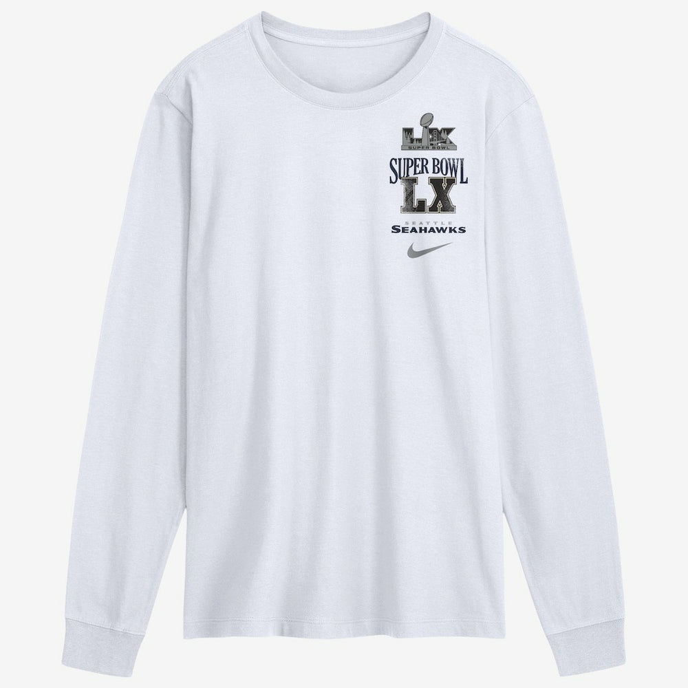 Super Bowl LX Champions Long Ball Long Sleeve T-Shirt - Seattle Seahawks T-shirts