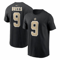 Drew Brees  Retired Player Name & Number T-Shirt - New Orleans Saints T-shirts