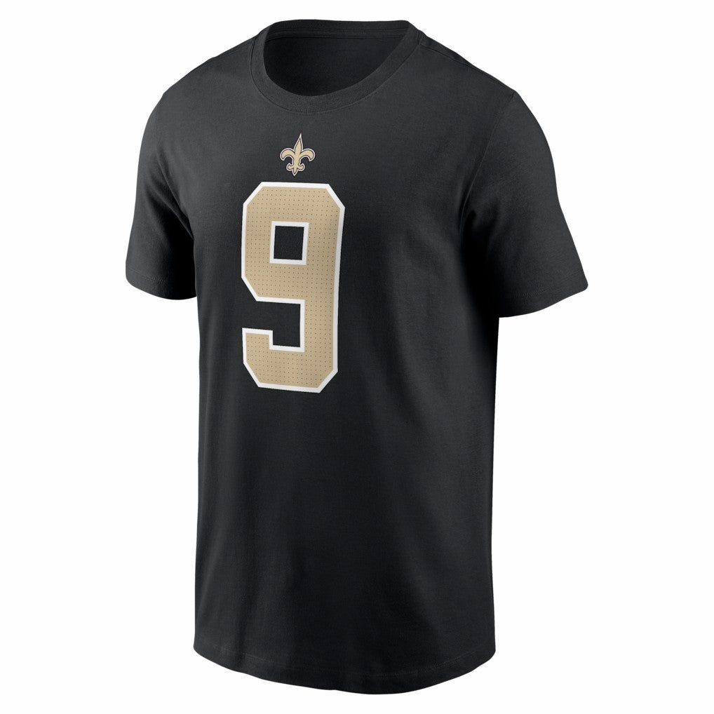 Drew Brees  Retired Player Name & Number T-Shirt - New Orleans Saints T-shirts
