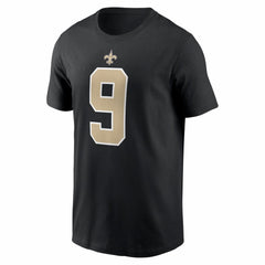 Drew Brees  Retired Player Name & Number T-Shirt - New Orleans Saints T-shirts