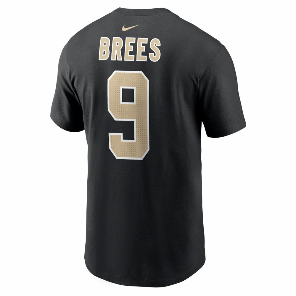 Drew Brees  Retired Player Name & Number T-Shirt - New Orleans Saints T-shirts