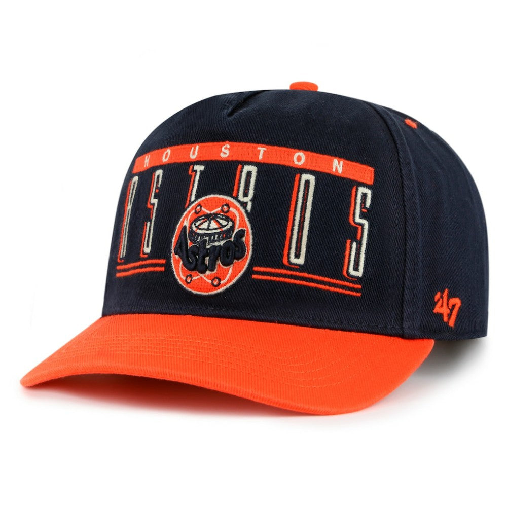 Navy Houston Astros '47  Double Headed Baseline Hitch Adjustable Hat