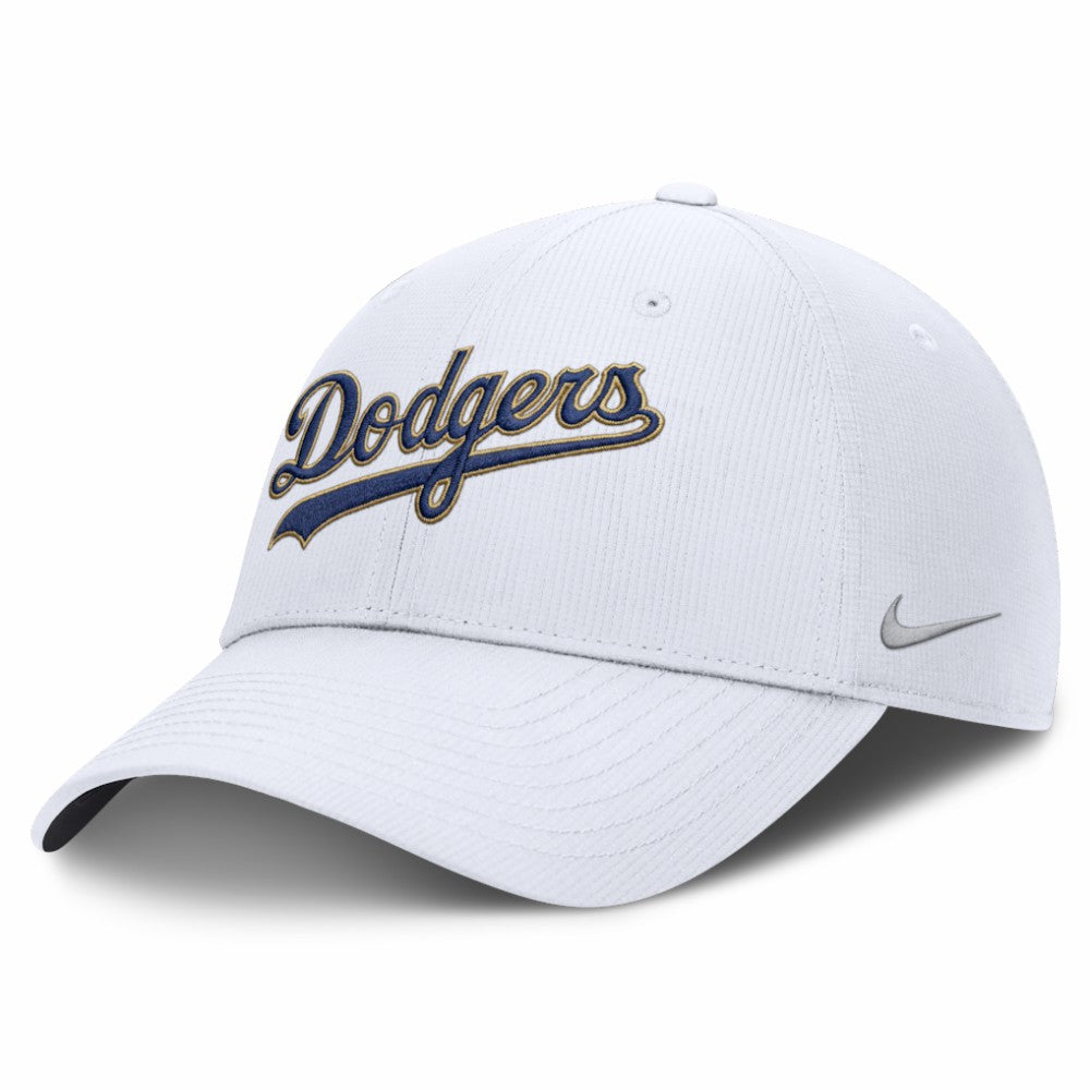White Los Angeles Dodgers Nike 2026 Gold Collection Ripstop Adjustable Hat