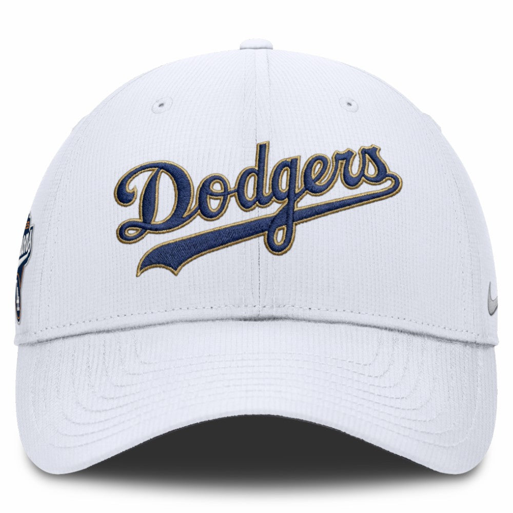 White Los Angeles Dodgers Nike 2026 Gold Collection Ripstop Adjustable Hat