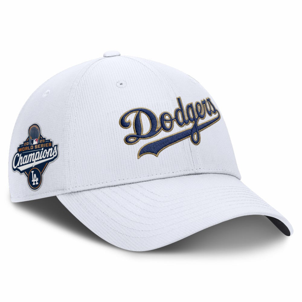 White Los Angeles Dodgers Nike 2026 Gold Collection Ripstop Adjustable Hat