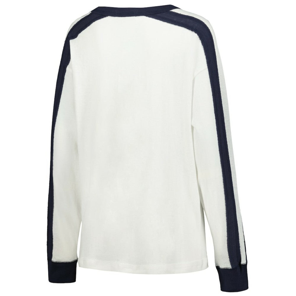 White Atlanta Braves '47 Women's Premier Caribou Long Sleeve T-Shirt