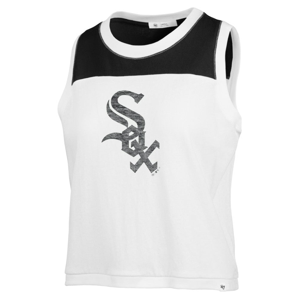 White Chicago White Sox '47 Women's Premier Zoey Waist Length Tank Top