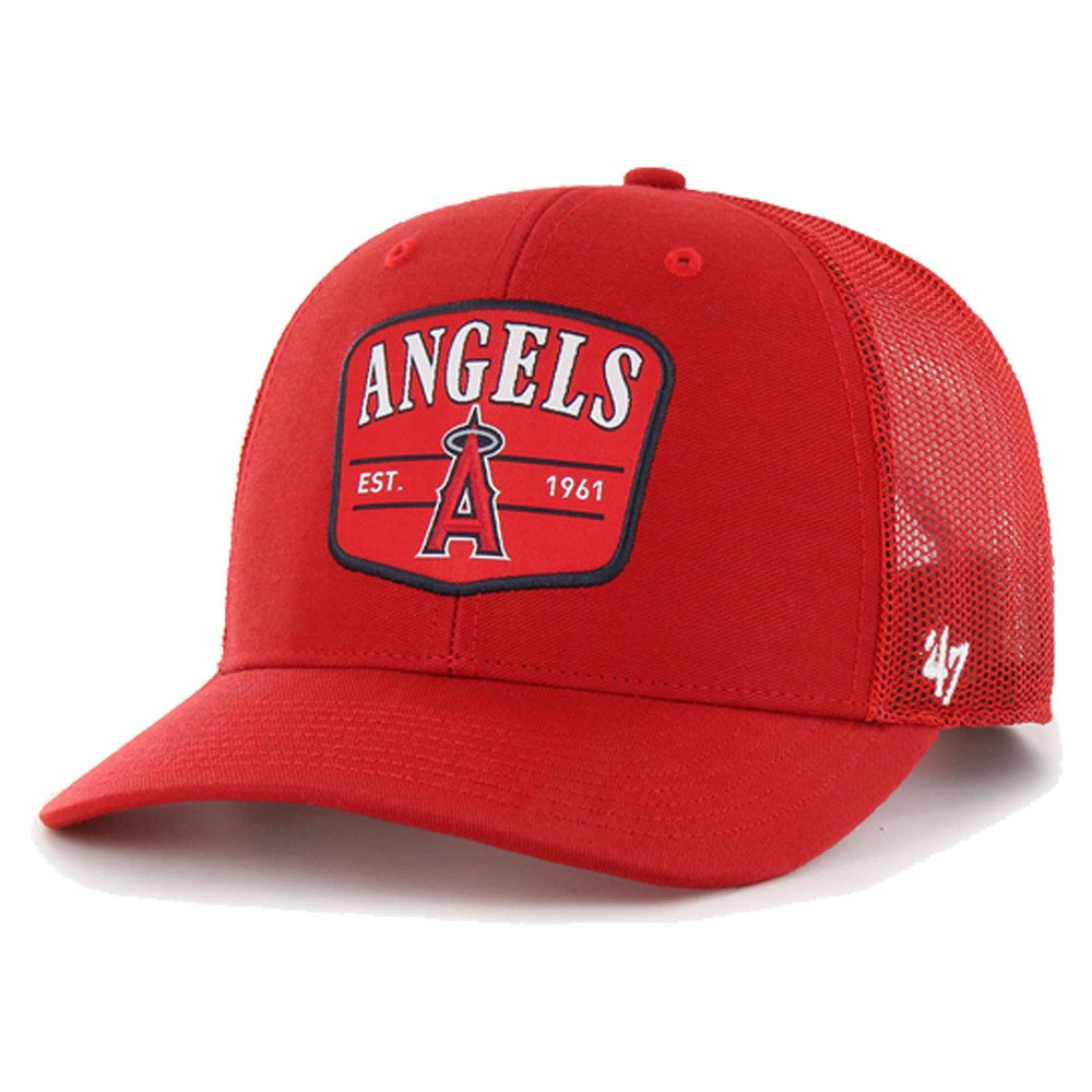 Red Los Angeles Angels '47 Squad Trucker Adjustable Hat
