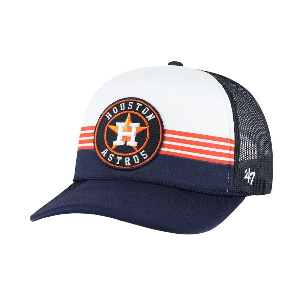 Navy Houston Astros '47 Lift Off Foam Front Mesh Trucker Adjustable Hat