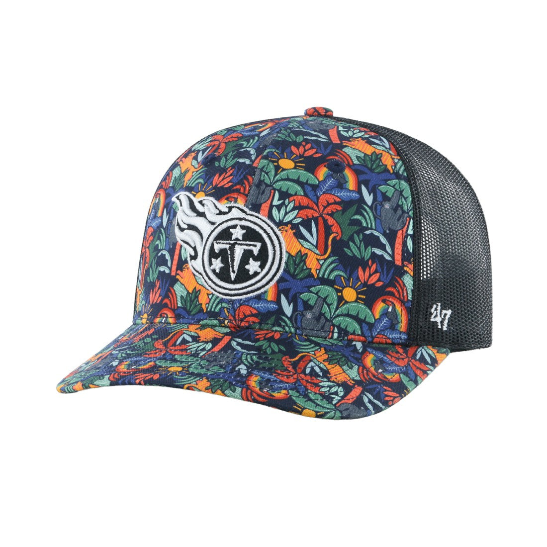 '47 Youth Jungle Gym Trucker Adjustable Hat - Tennessee Titans Hats
