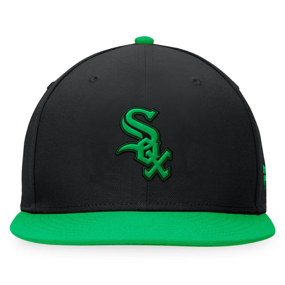 Black/Kelly Green Chicago White Sox Fanatics Lucky Snapback Hat