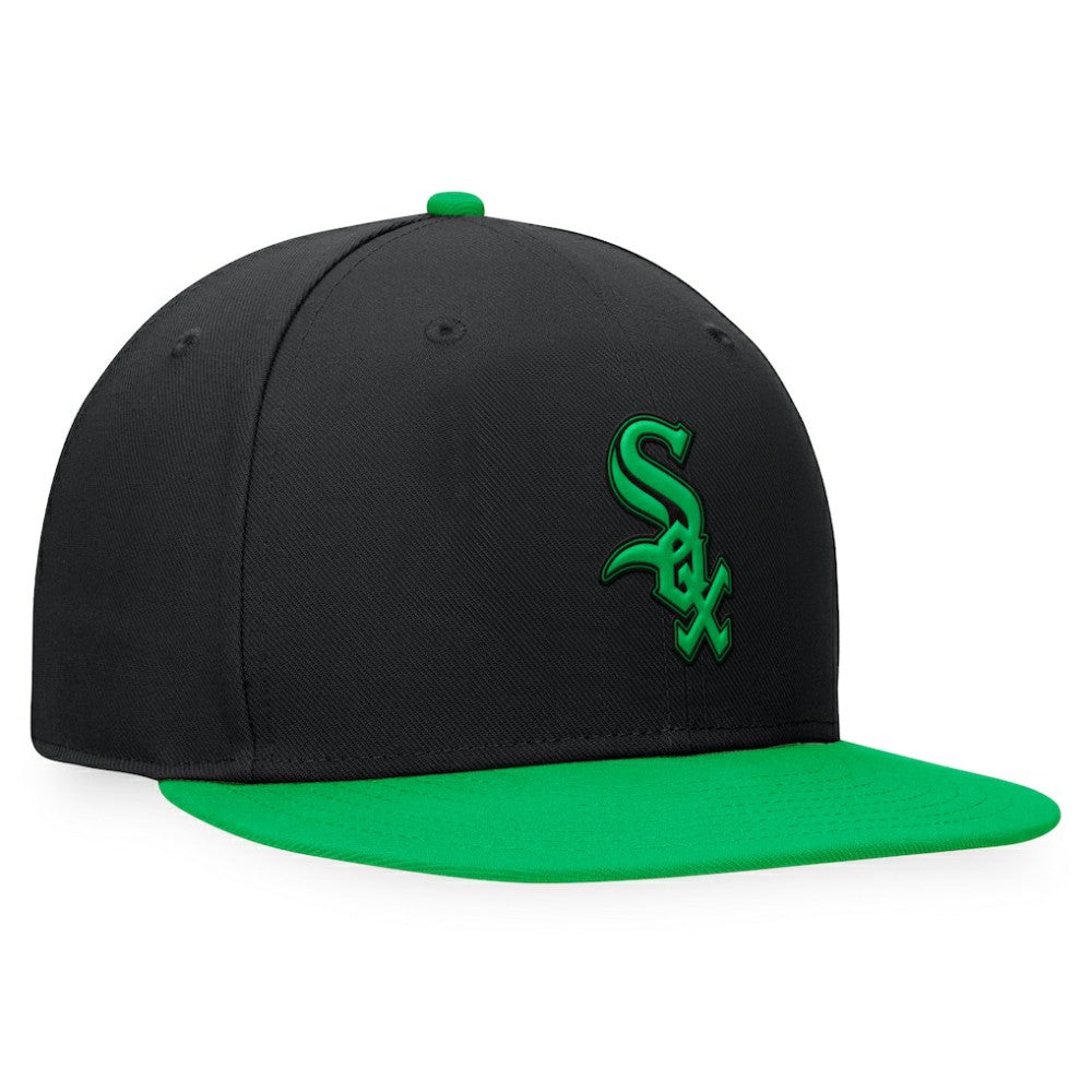 Black/Kelly Green Chicago White Sox Fanatics Lucky Snapback Hat