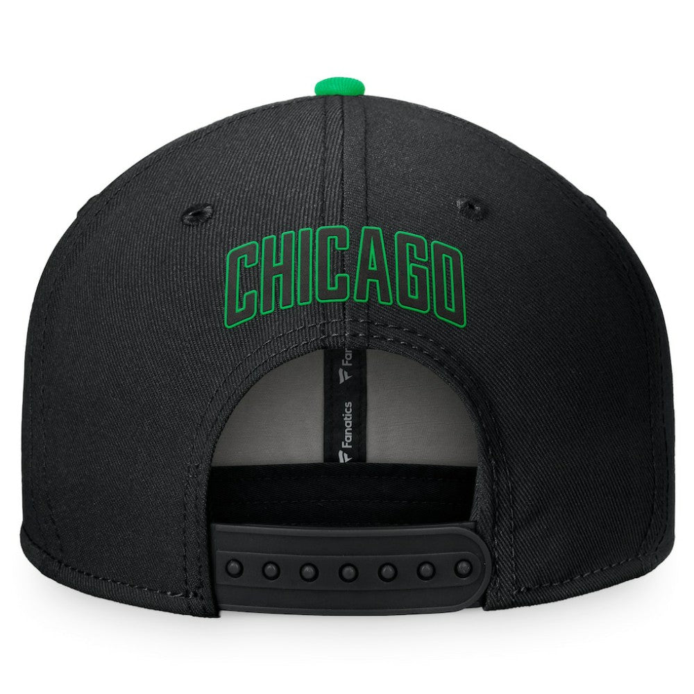 Black/Kelly Green Chicago White Sox Fanatics Lucky Snapback Hat