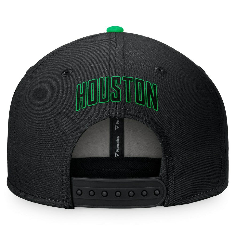 Black/Kelly Green Houston Astros Fanatics Lucky Snapback Hat