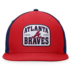 Red/Navy Atlanta Braves Fanatics Cycle Snapback Hat