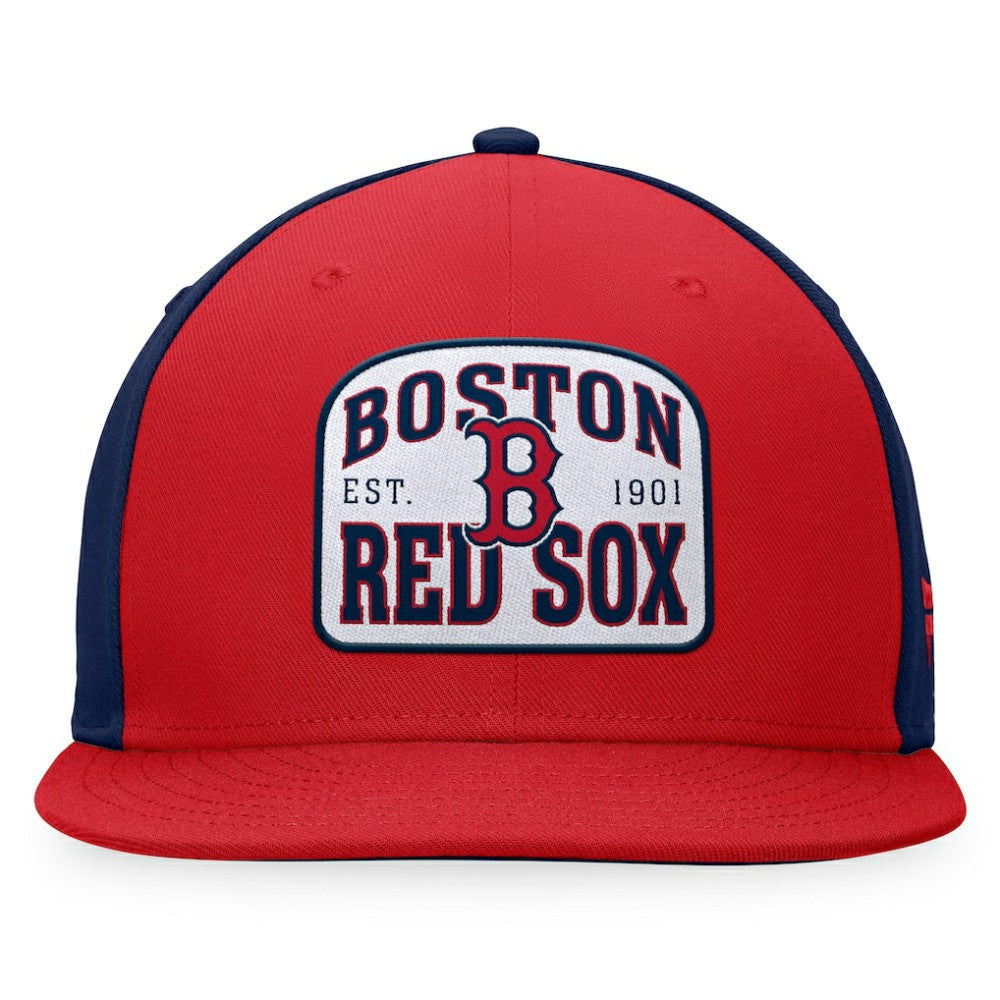Red/Navy Boston Red Sox Fanatics Cycle Snapback Hat