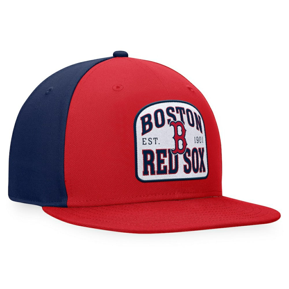 Red/Navy Boston Red Sox Fanatics Cycle Snapback Hat