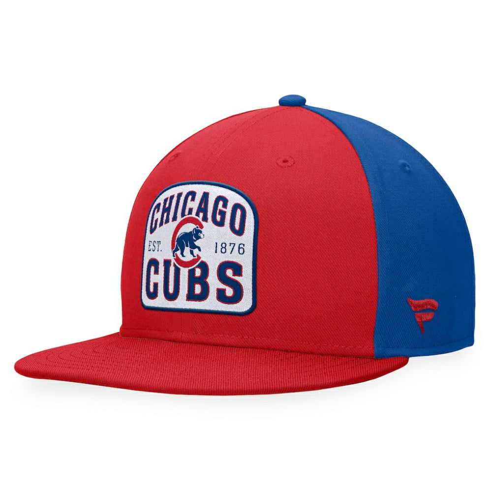 Red/Royal Chicago Cubs Fanatics Cycle Snapback Hat