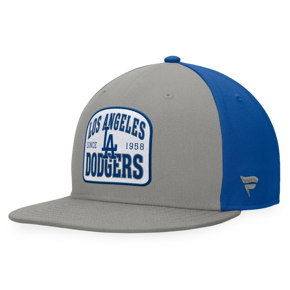 Gray/Royal Los Angeles Dodgers Fanatics Cycle Snapback Hat