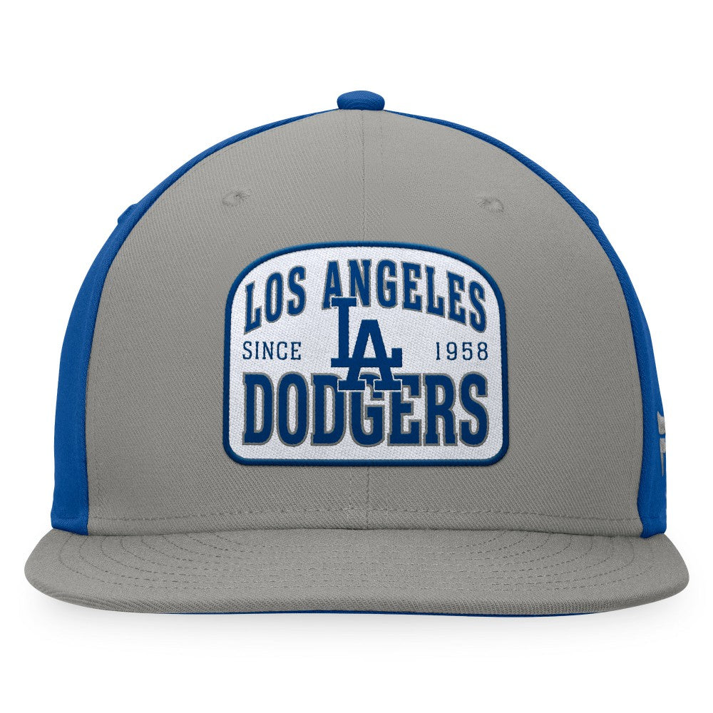 Gray/Royal Los Angeles Dodgers Fanatics Cycle Snapback Hat