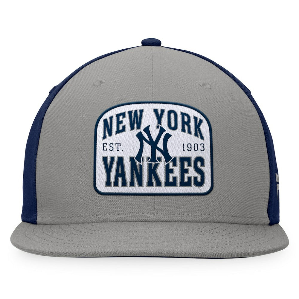 Gray/Navy New York Yankees Fanatics Cycle Snapback Hat