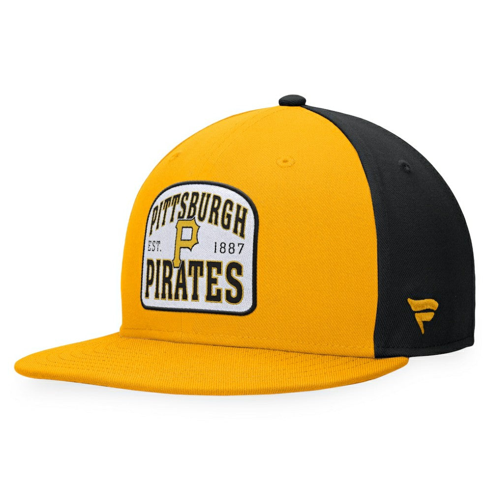 Gold/Black Pittsburgh Pirates Fanatics Cycle Snapback Hat