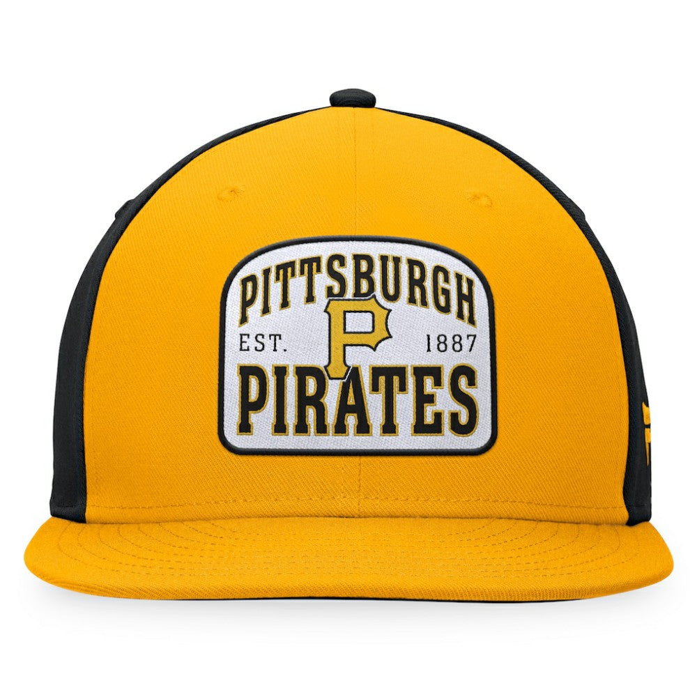 Gold/Black Pittsburgh Pirates Fanatics Cycle Snapback Hat