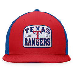 Red/Royal Texas Rangers Fanatics Cycle Snapback Hat