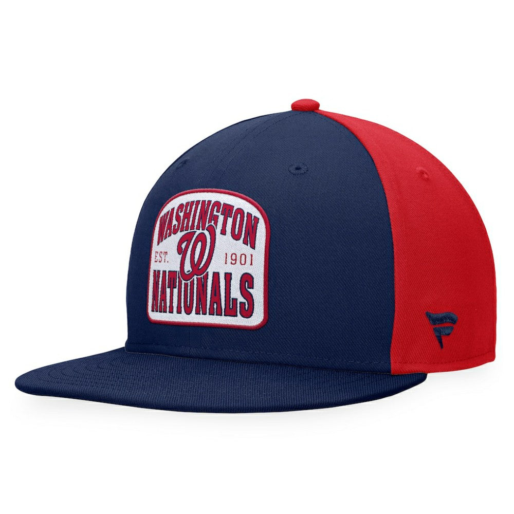 Navy/Red Washington Nationals Fanatics Cycle Snapback Hat