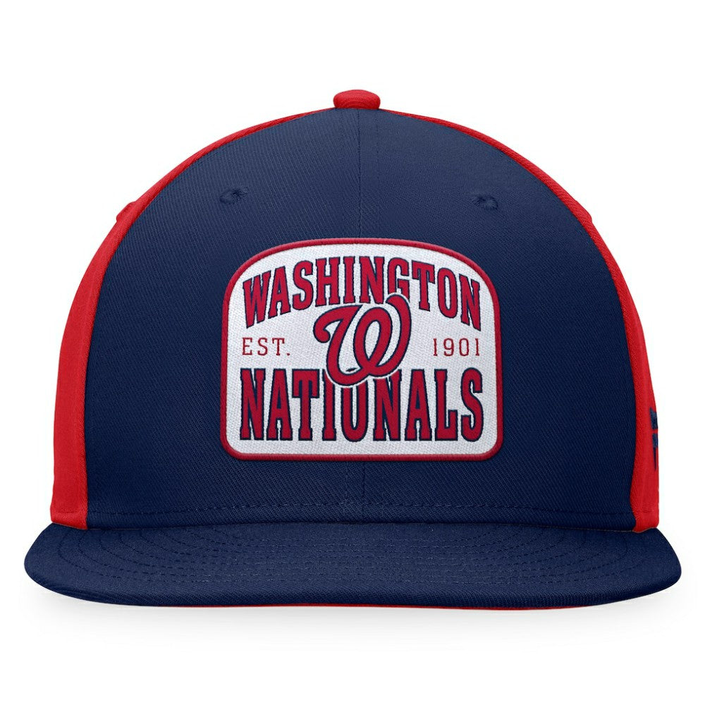 Navy/Red Washington Nationals Fanatics Cycle Snapback Hat