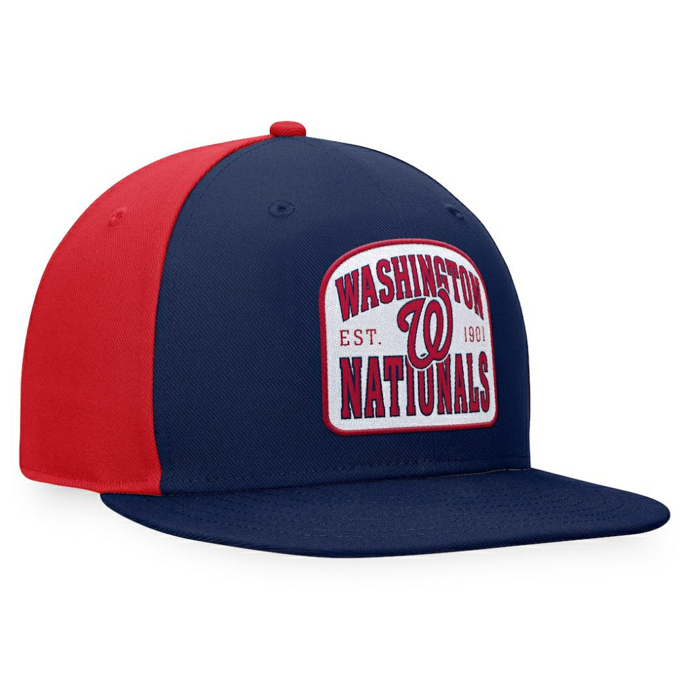 Navy/Red Washington Nationals Fanatics Cycle Snapback Hat