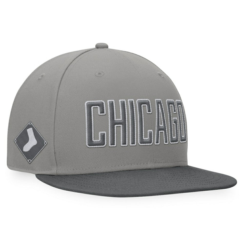 Gray Chicago White Sox Fanatics Dugout Fitted Hat