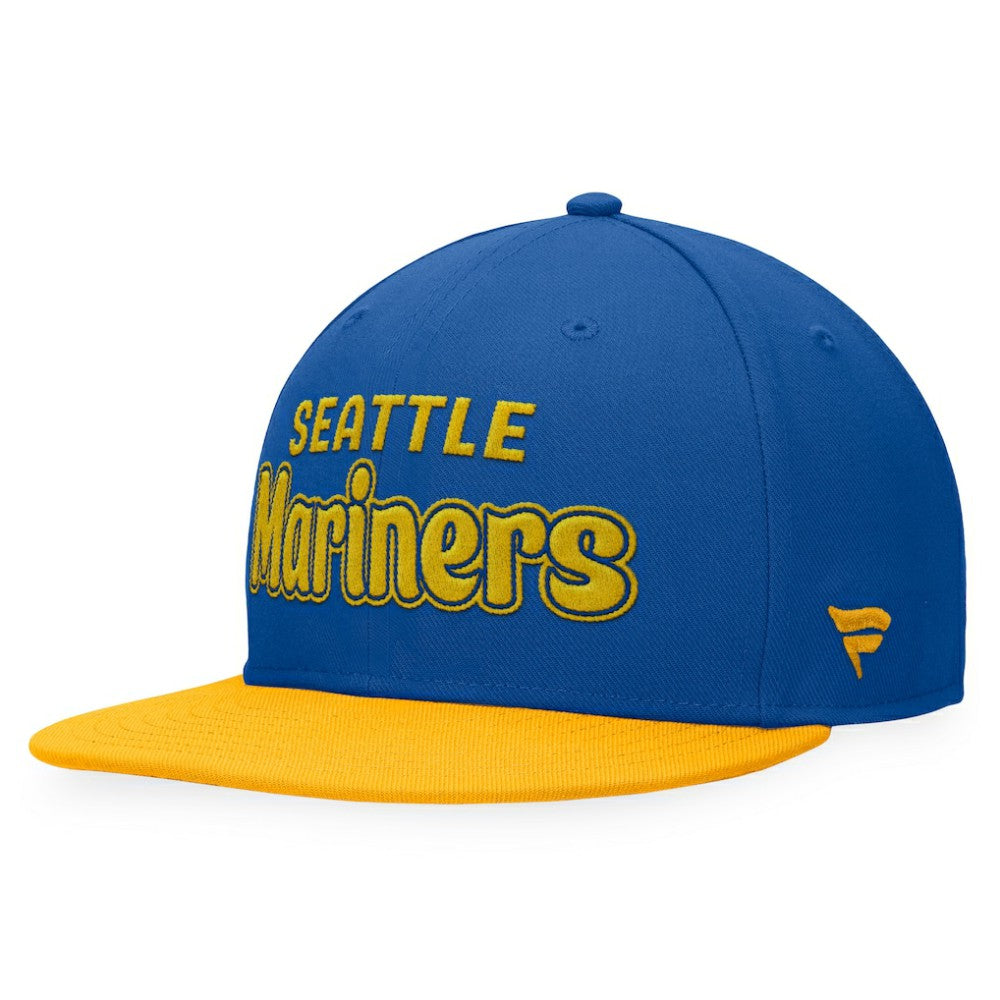 Royal Seattle Mariners Fanatics Cooperstown Collection Hurler Fitted Hat