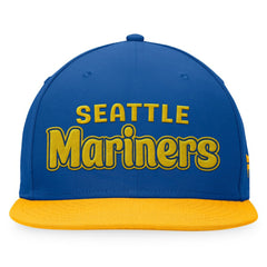 Royal Seattle Mariners Fanatics Cooperstown Collection Hurler Fitted Hat