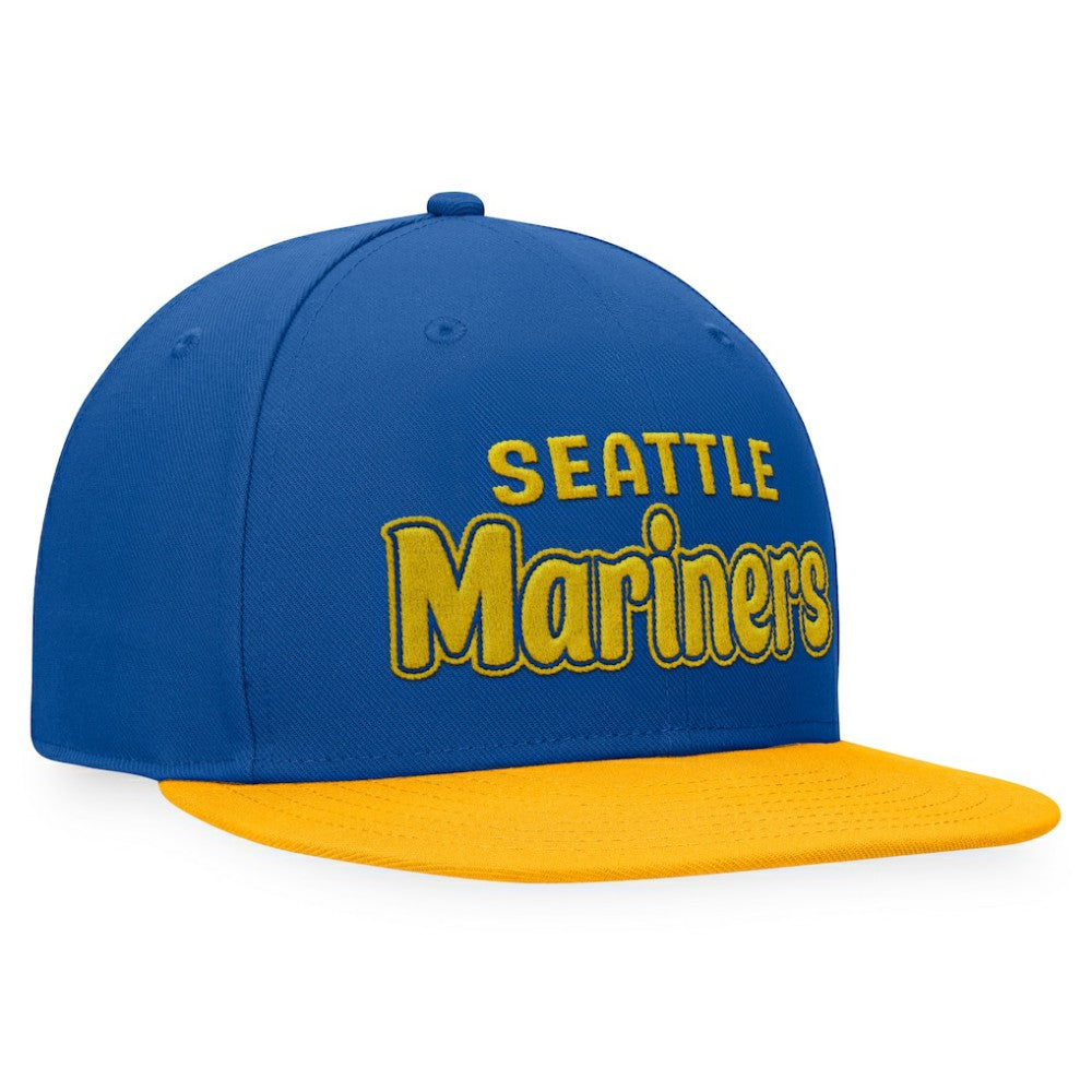Royal Seattle Mariners Fanatics Cooperstown Collection Hurler Fitted Hat