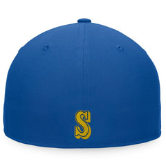 Royal Seattle Mariners Fanatics Cooperstown Collection Hurler Fitted Hat
