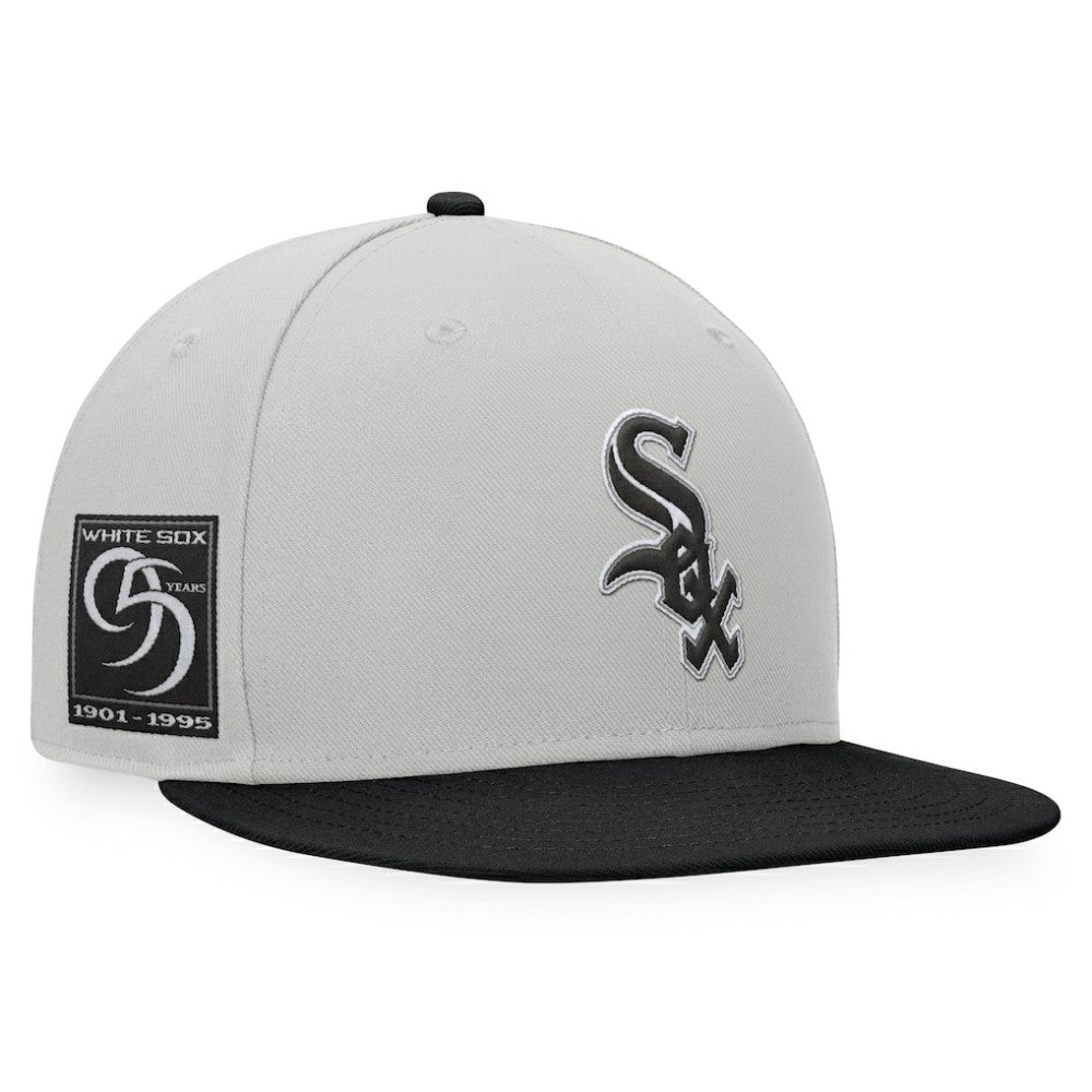 Gray/Black Chicago White Sox Fanatics Glory Days Two-Tone Snapback Hat