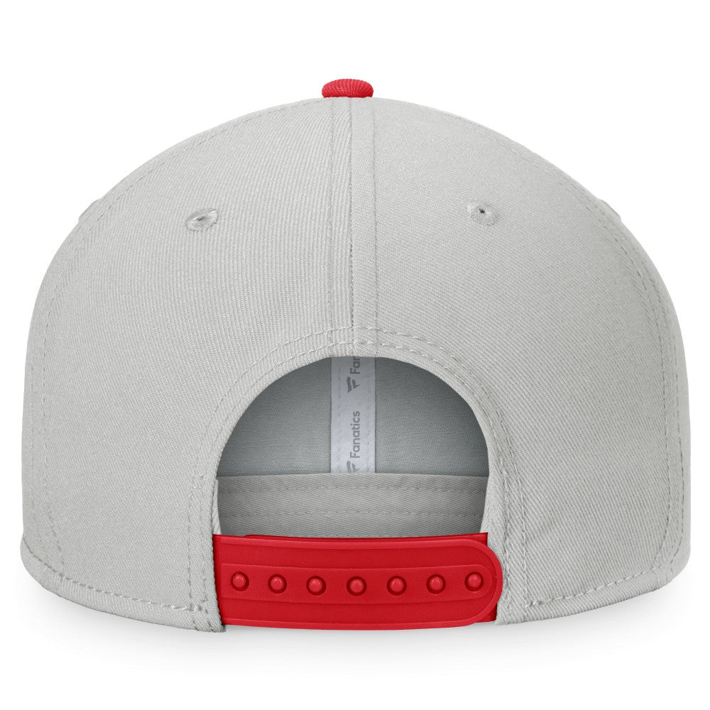 Gray/Red Los Angeles Angels Fanatics Glory Days Two-Tone Snapback Hat