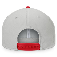 Gray/Red Los Angeles Angels Fanatics Glory Days Two-Tone Snapback Hat