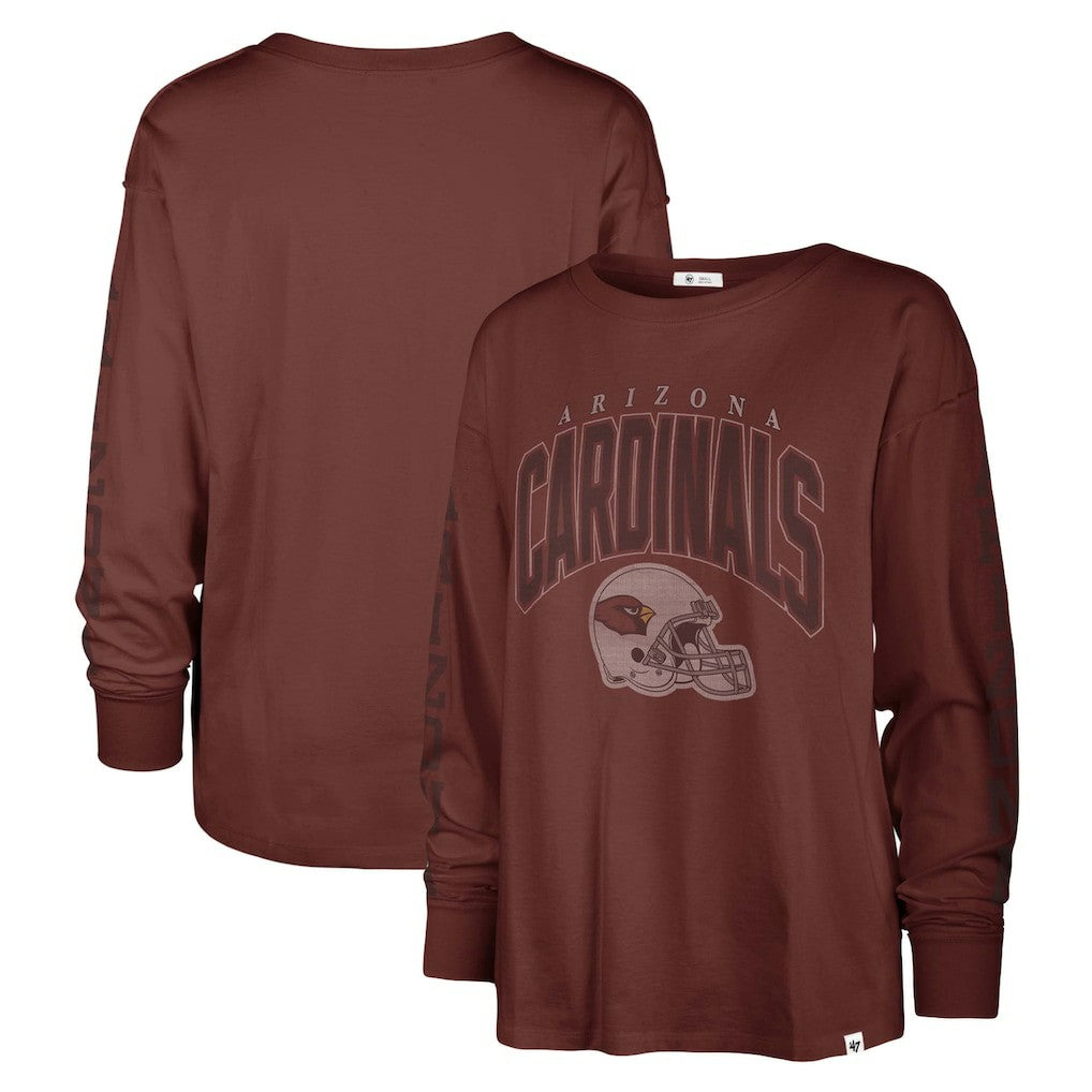 '47 Women's Tom Cat Lightweight Long Sleeve T-Shirt - Arizona Cardinals T-shirts