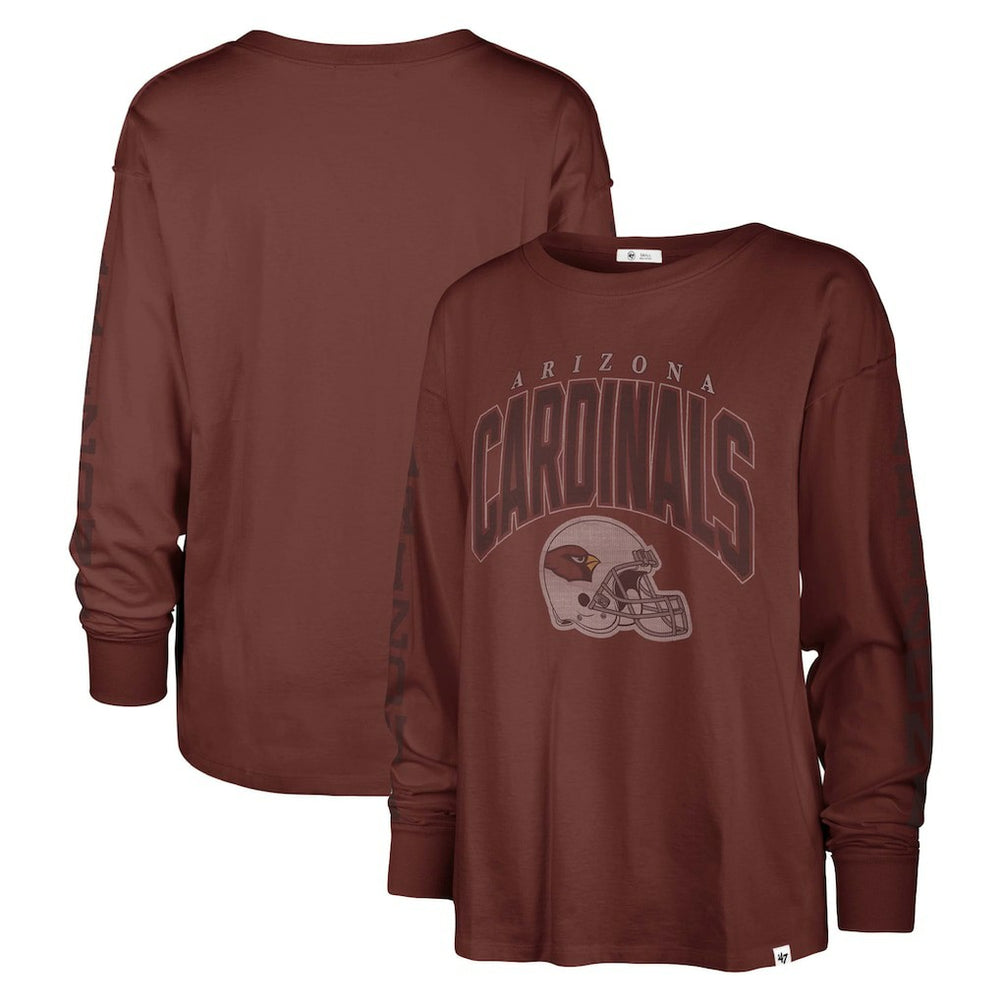 '47 Women's Tom Cat Lightweight Long Sleeve T-Shirt - Arizona Cardinals T-shirts